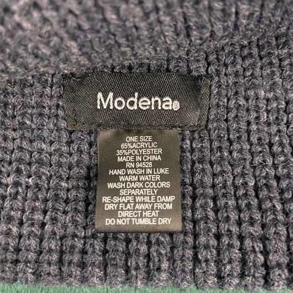 NWT MODENA Black Winter Toque - Picture 3 of 4